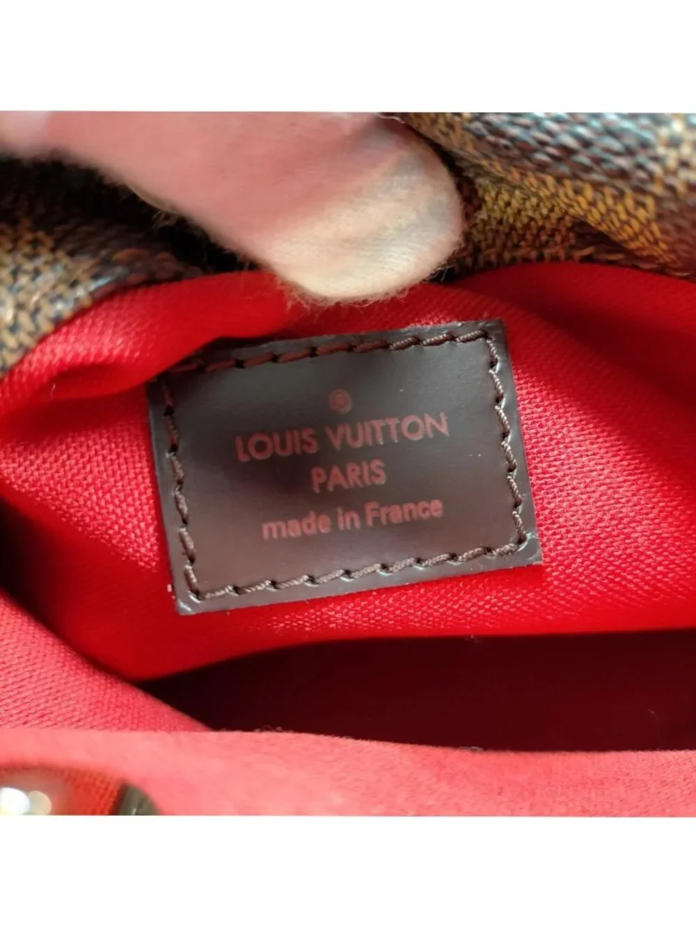 Authentic Louis Vuitton Bloomsbury PM Damier Ebene Crossbody Shoulder Bag